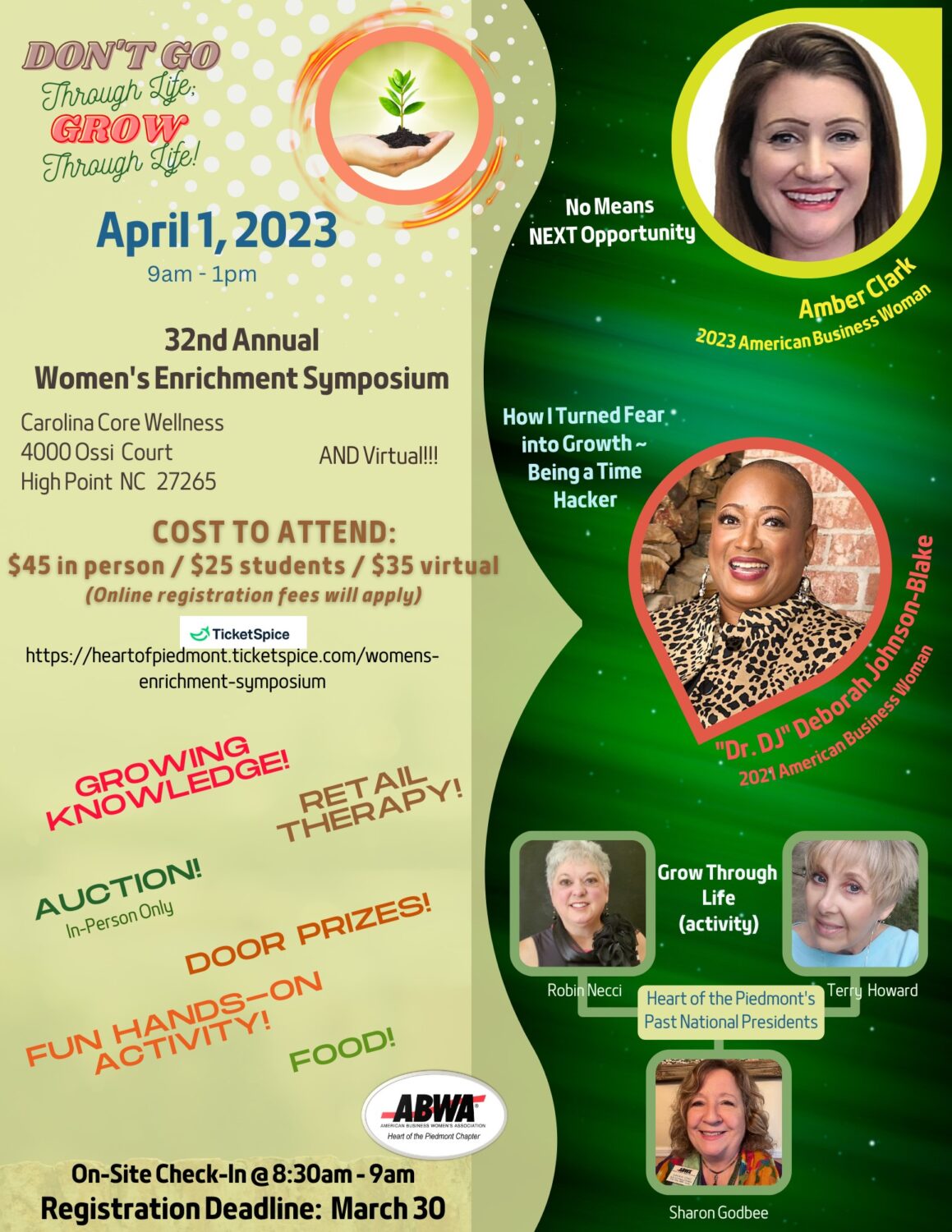 Women's Symposium, networking, learning