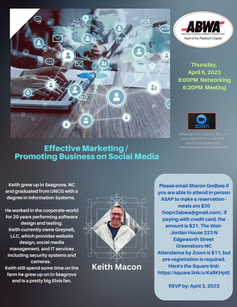 Social Media, Marketing, promoting business